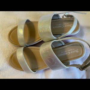 Juicy couture girls sandals size 5